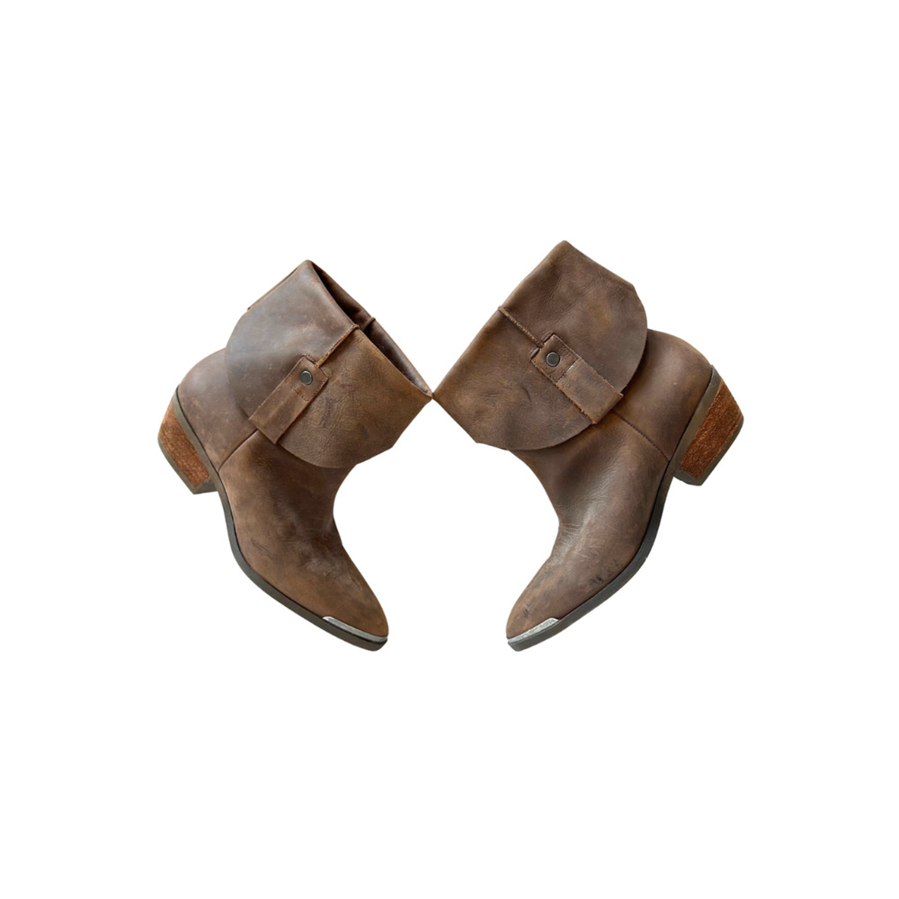 Ralph Lauren Boots Ankle Rafita Denim & Supply Western Brown Women's Size 6.5B